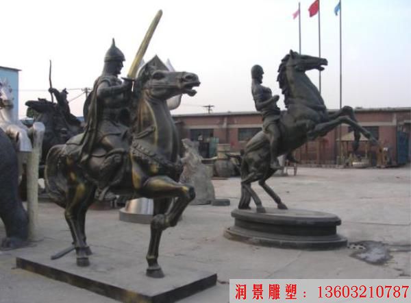 各种姿态铜马雕塑，奔跑马雕塑，铸铜马，纯黄铜马 (1)